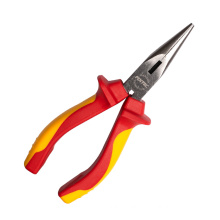 FIXTEC VDE Certification Electric Wire Cutter 6" Insulated Long Nose Pliers